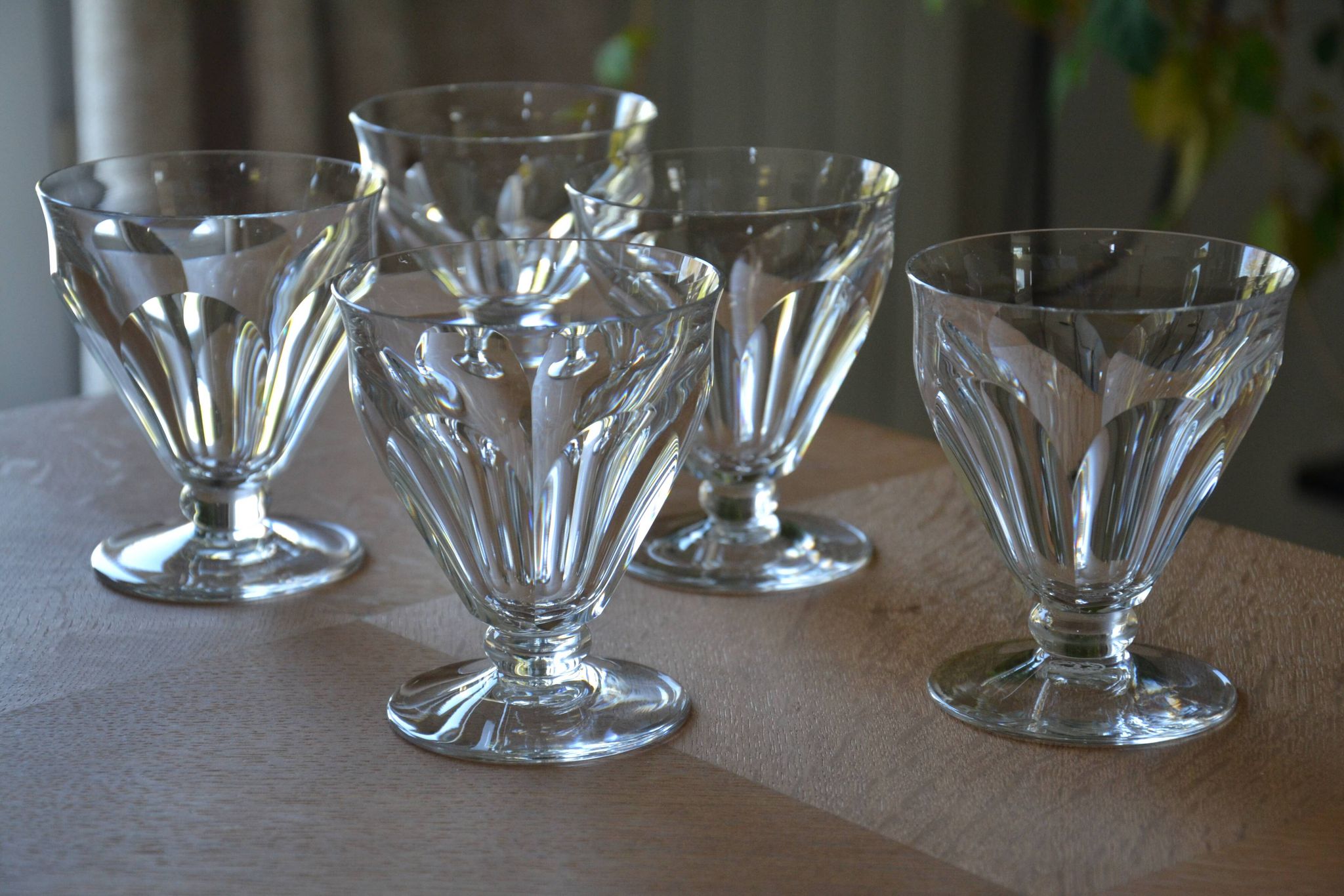 5 verres à eau Modèle Talleyrand cristal de Baccarat
