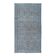 118x219 cm contemporary hand-knotted turkish accent rug over-dyed in blue, circa 1960. tek0407