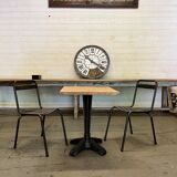 Old cast iron pedestal table brand LV