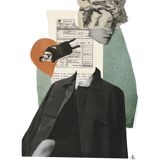 Print Collage Format A3. Mariana, 'A dende te has ido?'