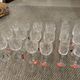 18 verres .6 vin .6 eau .6 flûtes.cristal de Lorraine.
