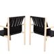 Ensemble de 4 chaises ''Ceinture de sécurité'' Gijs Bakker 1978 Hollande