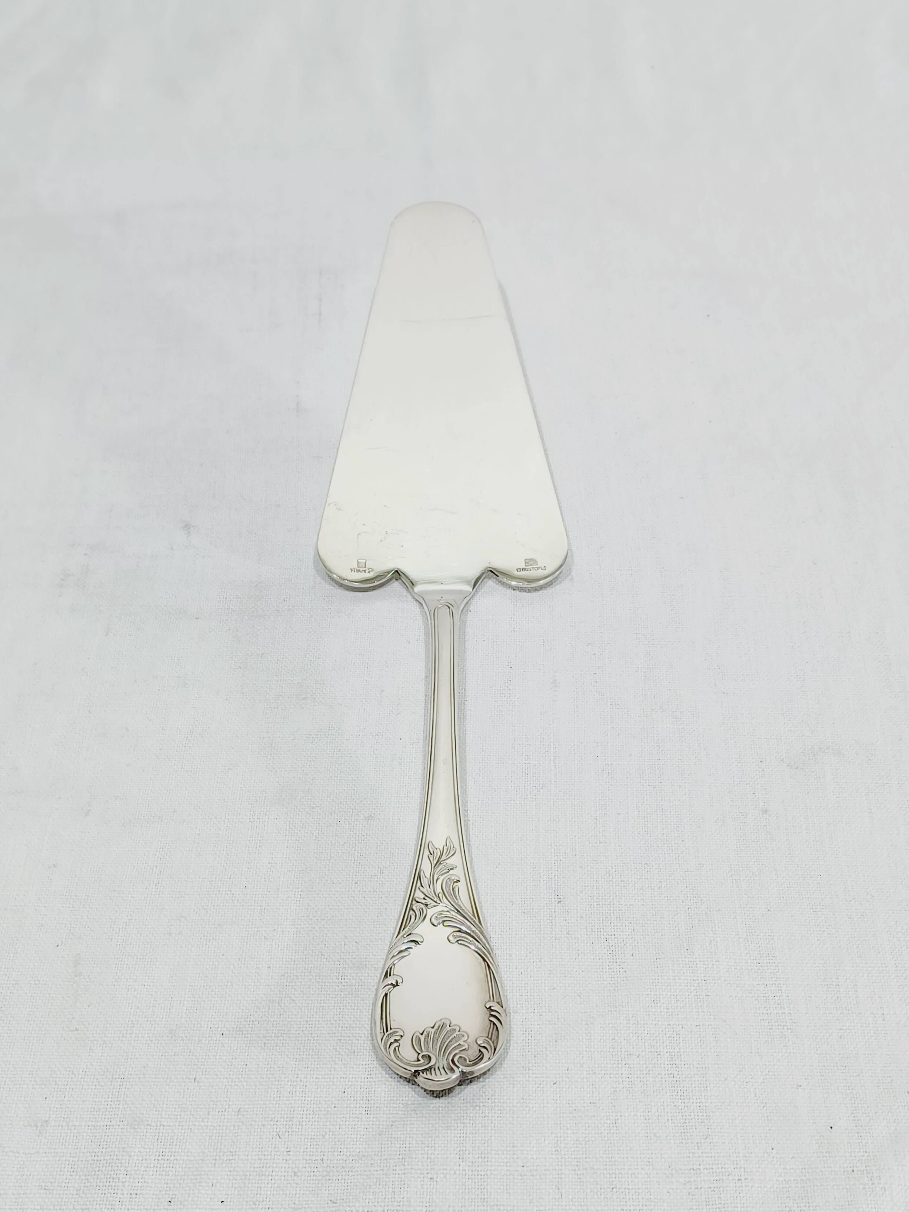Christofle – Silver-Plated Metal Pie Server Marly Model