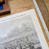 Paris, printed illustration from 1883.