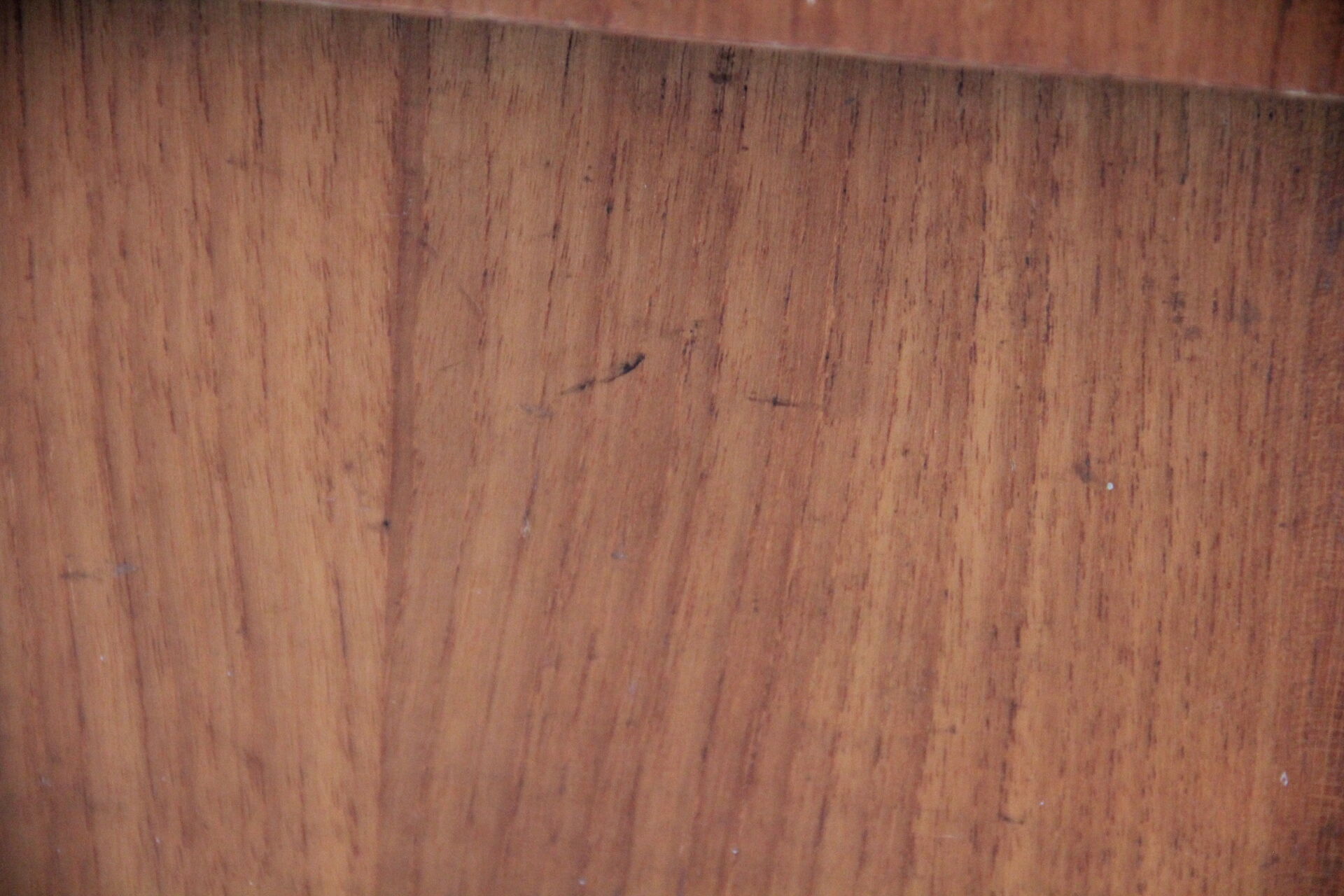 Vintage shoe cabinet teak veneer