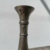 Art Nouveau silver-plated candlestick