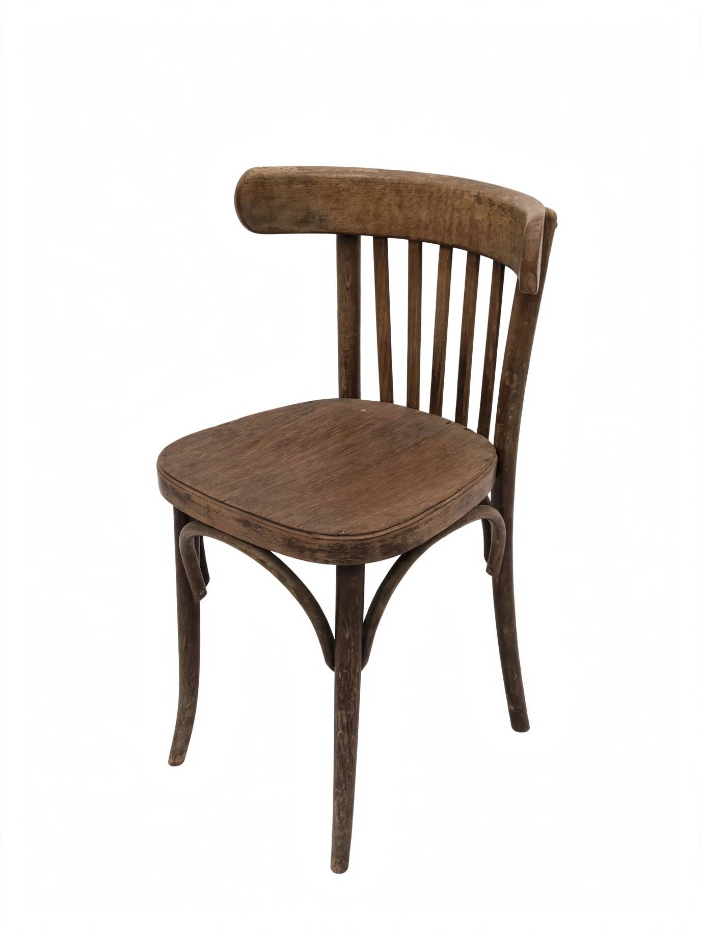 Chaise bistrot en hêtre courbée modèle n°18 style Thonet