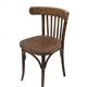 Chaise bistrot en hêtre courbée modèle n°18 style Thonet