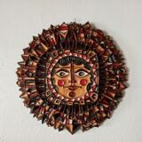 Ceramic sun by Roland Zobel Les Cyclades Anduze