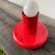 1970 Kama Keur red metal lamp