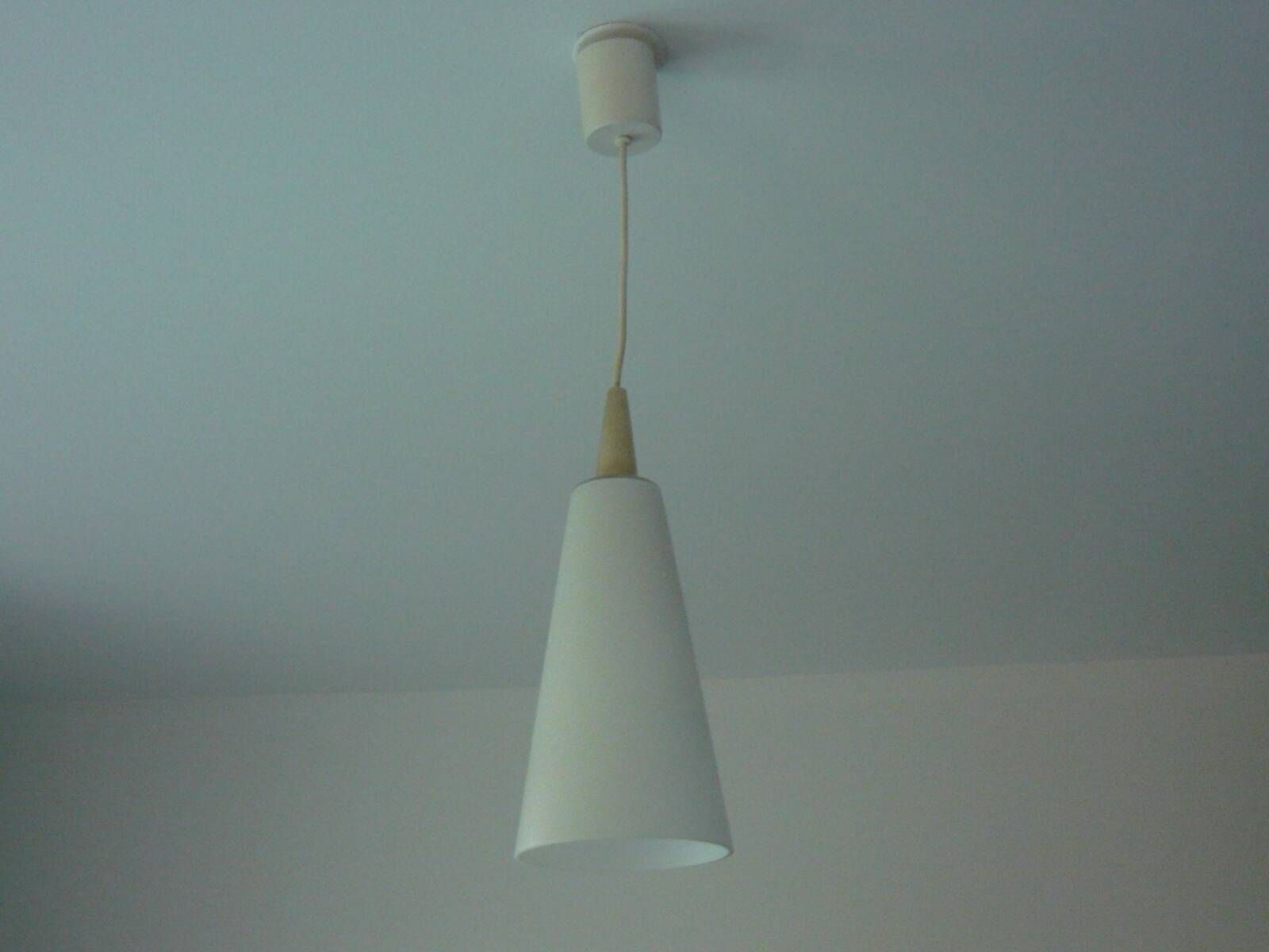 Suspension scandinave opaline annees 60/70