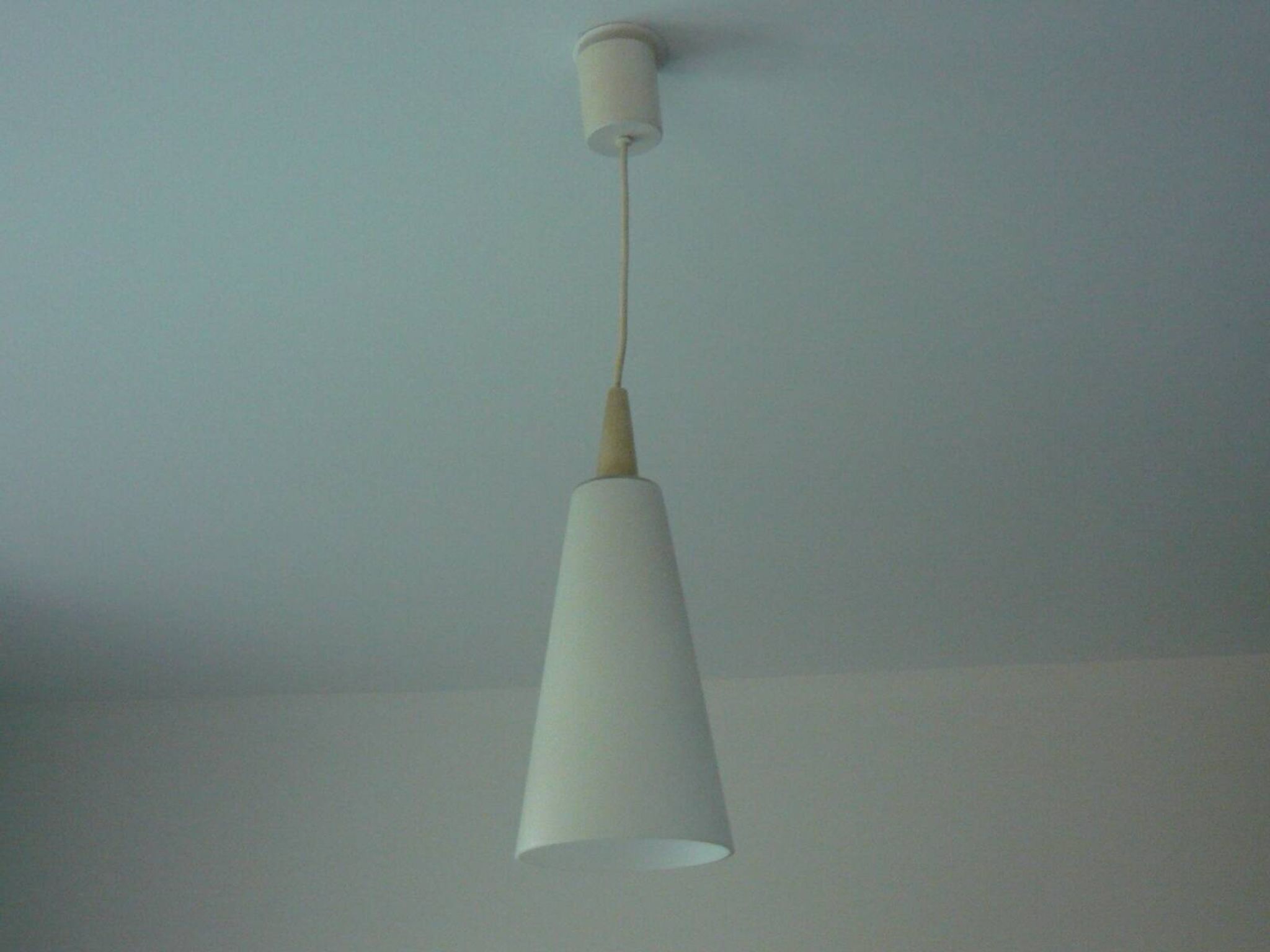 Suspension scandinave opaline annees 60/70