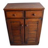 Small vintage wooden sideboard
