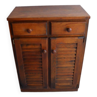 Small vintage wooden sideboard