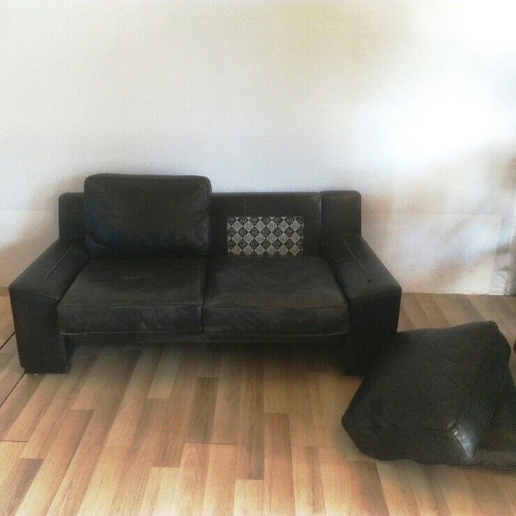 Leather sofa 60s