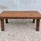 Brutalist Coffee Table Oak 60 70 Modernist Mid Century Vintage