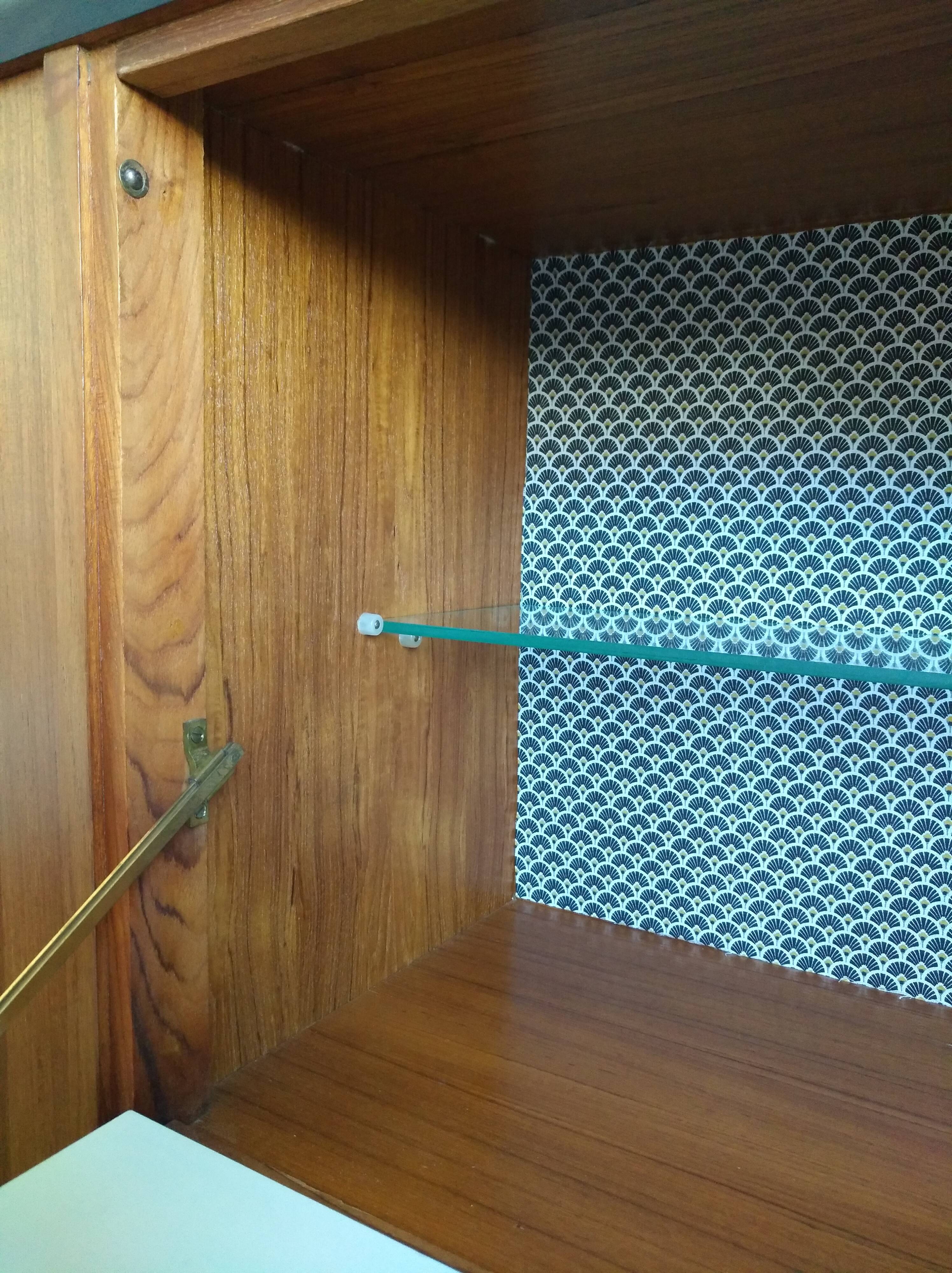 Samcom scandinavian sideboard in teak with hairpin legs