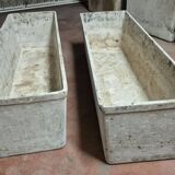 Set of fibreglass planters
