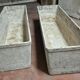 Ensemble de 12 jardinières en fibrociment