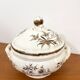 Soup tureen / Vegetable dish in earthenware - Sarreguemines - 1940s/50s