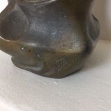 Pair of regulating vases signed Flora Francesco - Art Nouveau