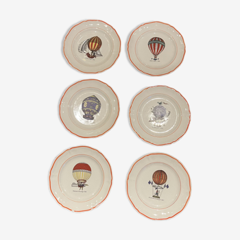 hot air balloon plates