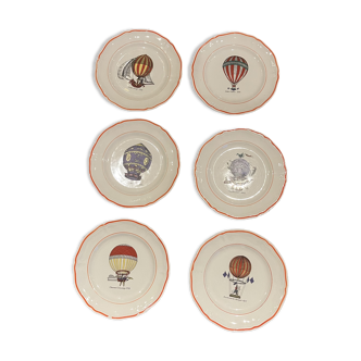 hot air balloon plates