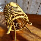 Rattan lamp foot