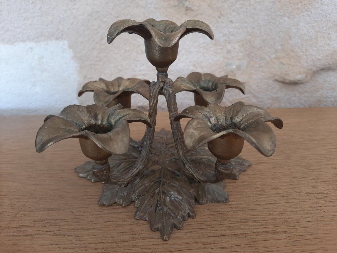 Antique candle holder