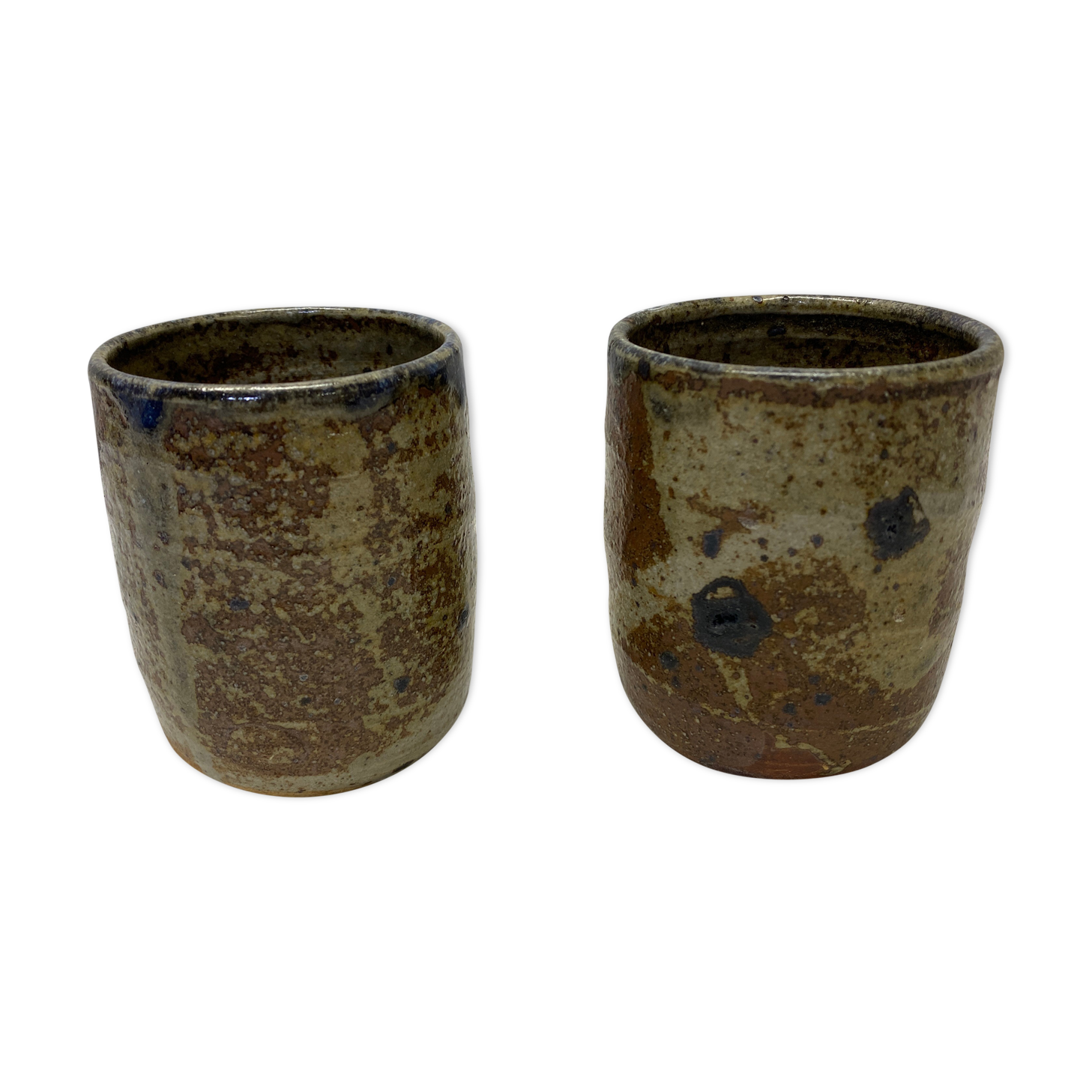 Set of 2 sandstone coffee cups