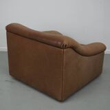 De Sede DS46 Tan / Beige Buffalo Leather Lounge armchair, Switzerland
