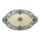 Plate model "Estrées", by U&C Sarreguemines, blue, 1900