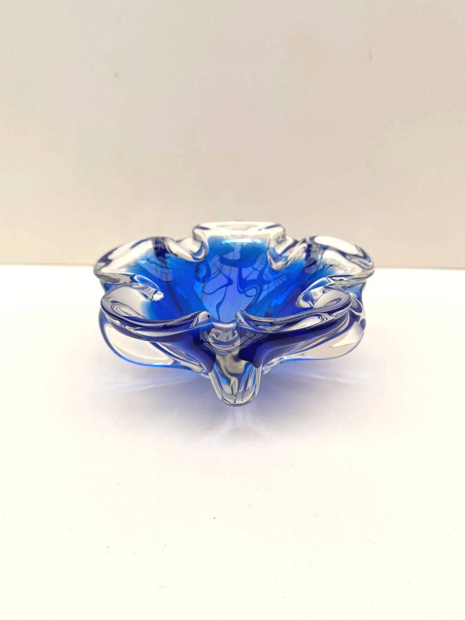 Sunk dish - Murano blown glass, Italy 1970