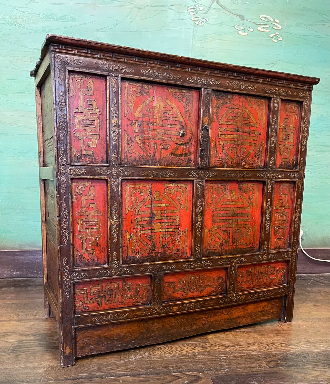 Tibetan 4-door sideboard