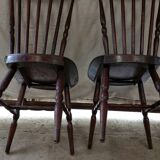 Pair of vintage bistro chairs