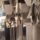 Glass wall lamp. Italy, 1950s