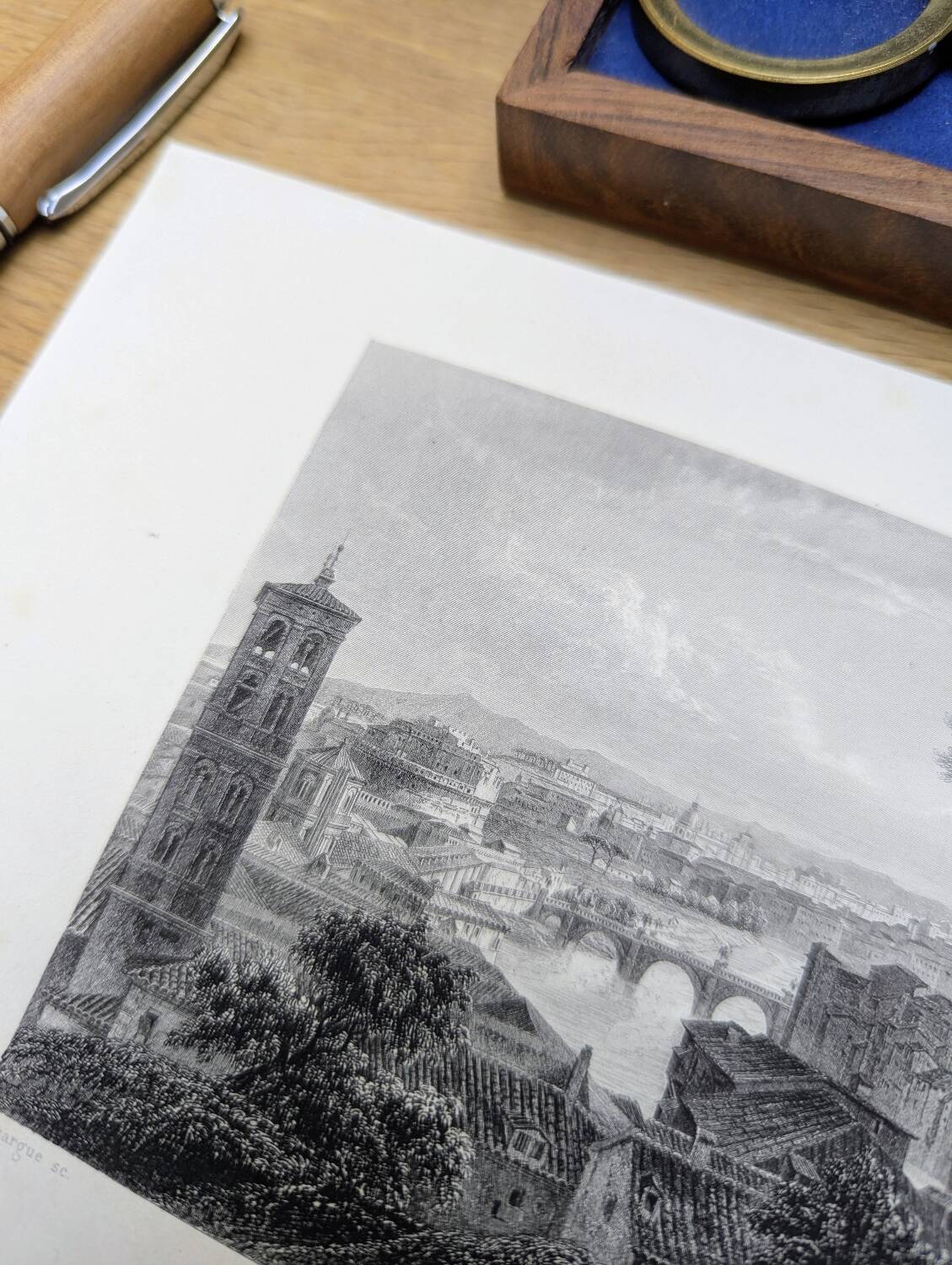 Gravure de Rome, 1841