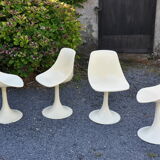 70s foot tulip chairs