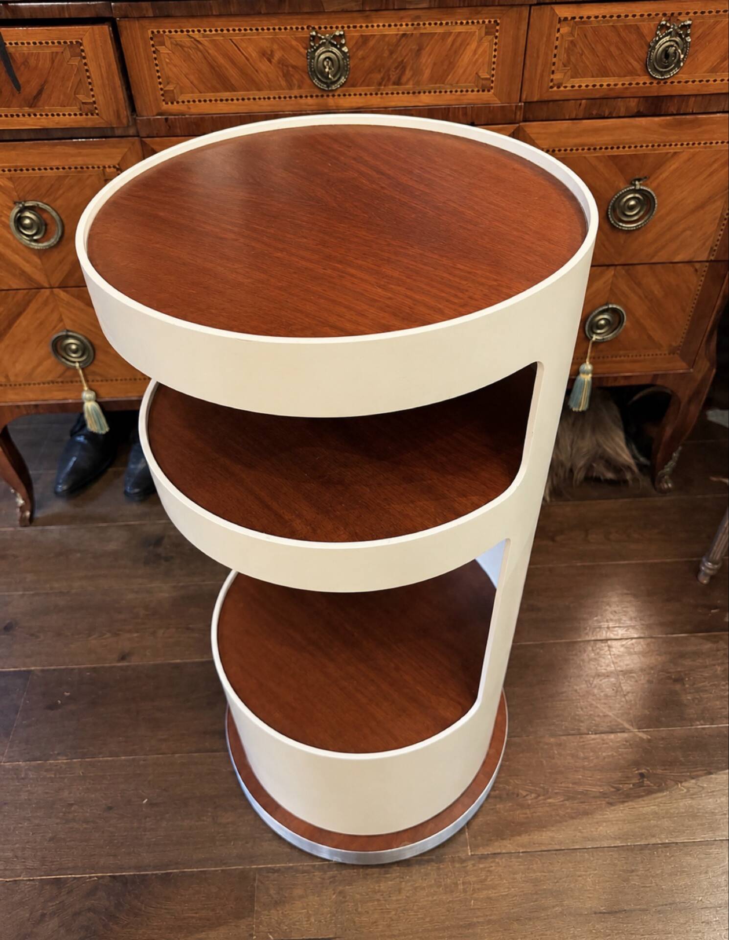 Space Age column furniture attributed to Joe Colombo.