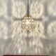 Mid Century Modern iron ring design pendant lamp by Glashütte Limburg