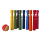 Wooden keels, rainbow color