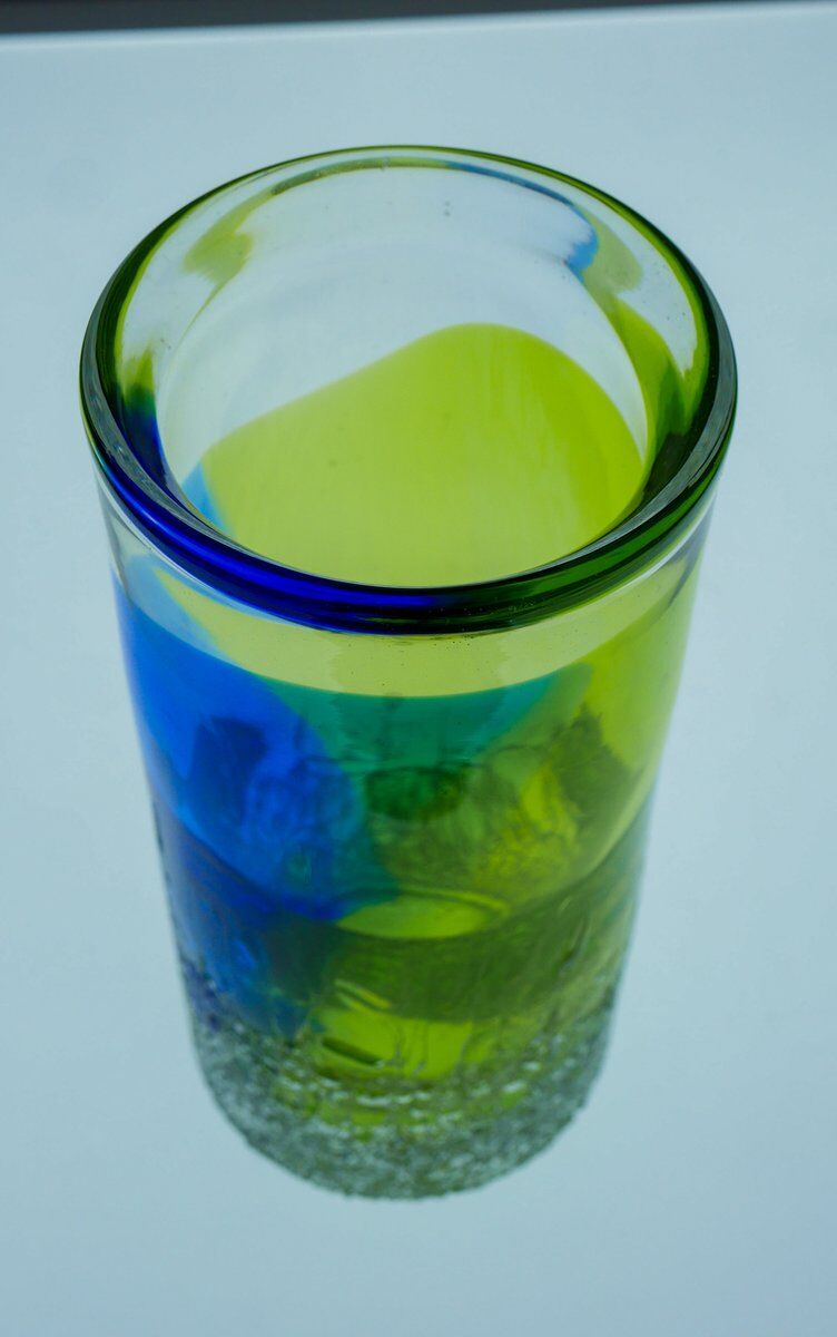 Scandinavian art glass Unik vase by Göran Wärff Kosta for Kosta Boda, Sweden, 1980s