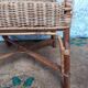 1960s rattan armchair