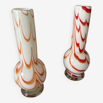 Vase soliflore en opaline années « 70 »