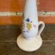 Old Lamp Base White Ceramic Soliflore Vintage Flower Decor