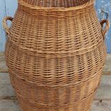 wicker laundry basket