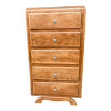5-drawer chest of drawers, moustache feet, from the 50s