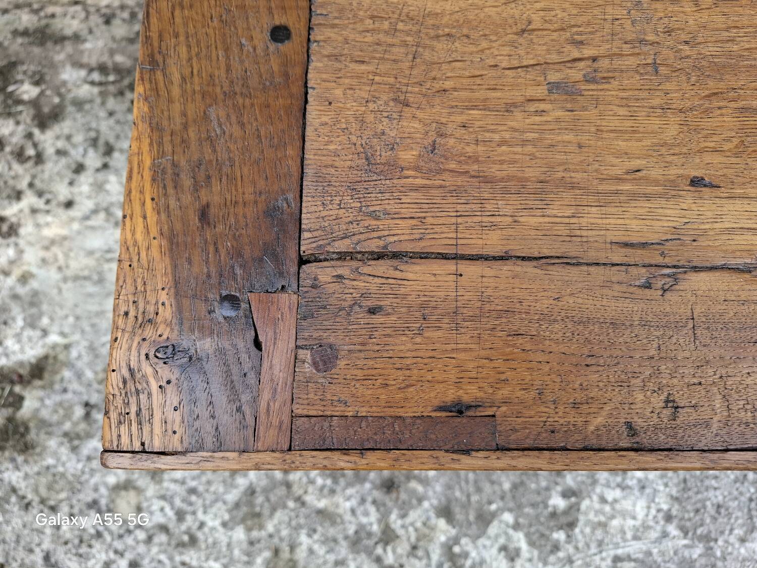 Oak farmhouse table
