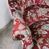 Velvet toad armchair