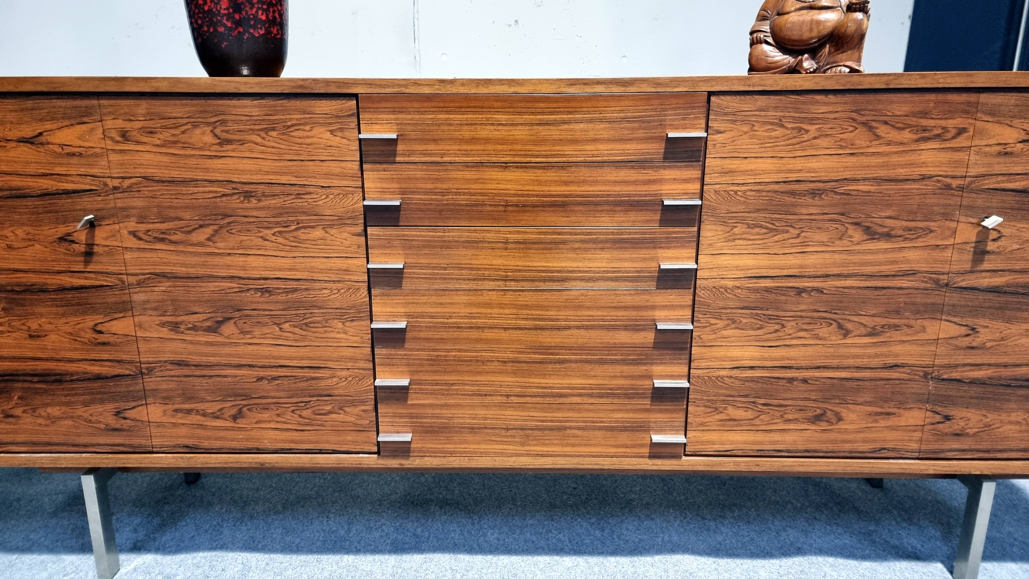 Swiss Form Scandinavian Sideboard in Rosewood from the 60s